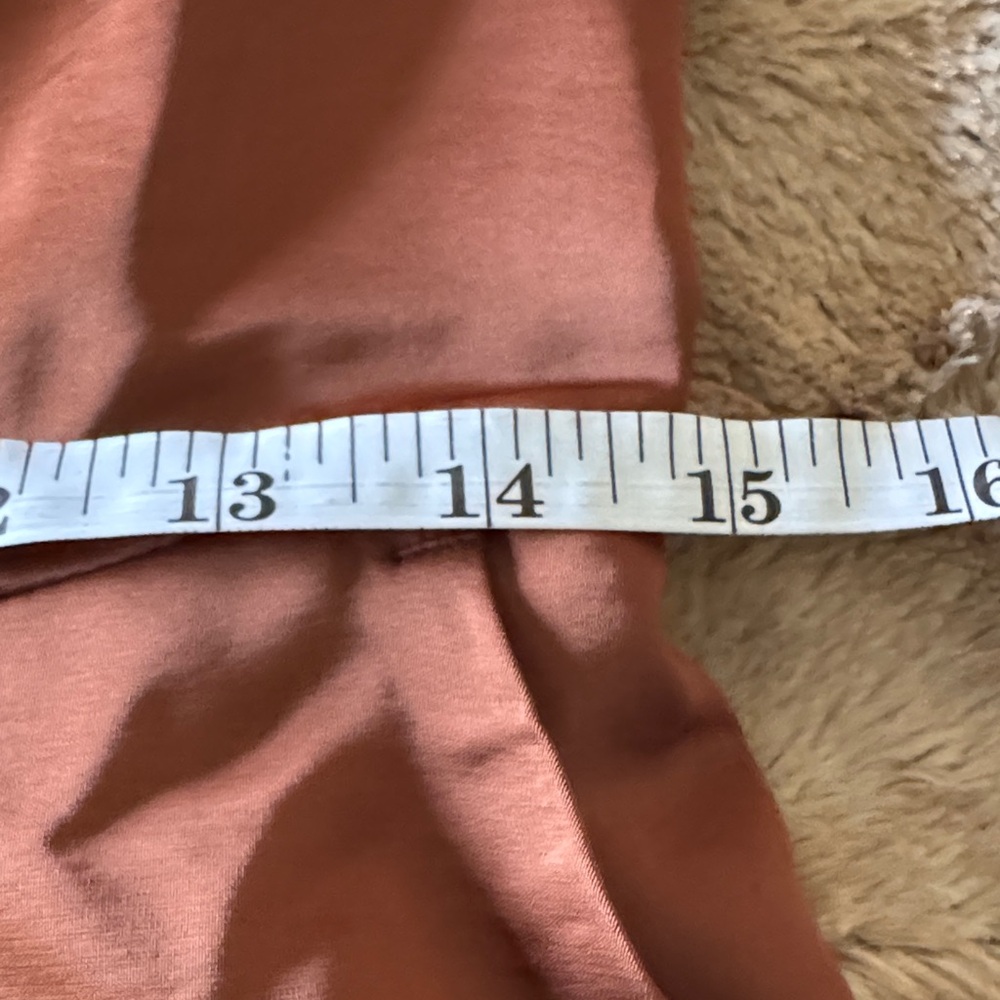 Old Navy Rust Brown Sweetheart Smocked-Back Jumpsuit – Women’s Size M - Picture 6 of 13